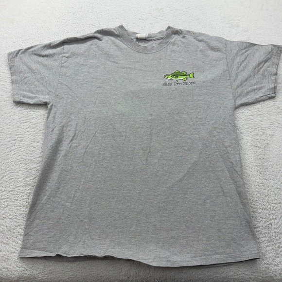 Bass Pro Shops Other - VTG Bass Pro Shops Mens Graphic T Shirt Gray Fish Identification XL Funny